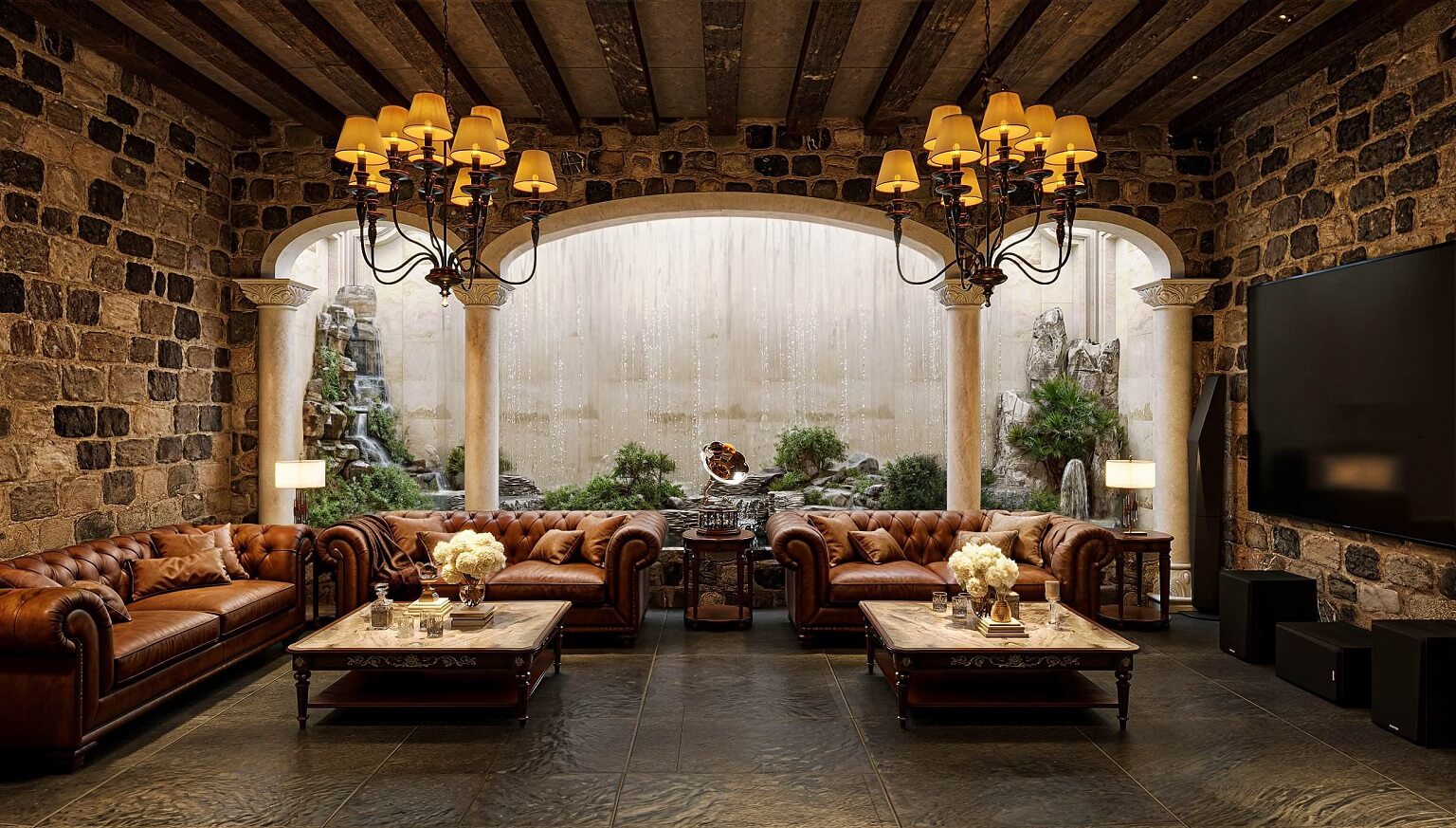 nội thất biệt thự noble palace long biên